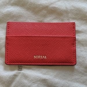 Sorial red card holder